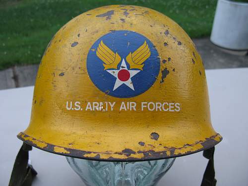 M1 Army Air Forces Helmet ID