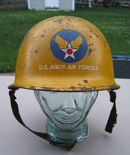 M1 Army Air Forces Helmet ID