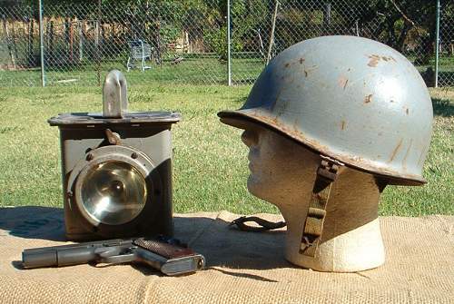 Vietnam War USN M1 helmet  shipboard grey