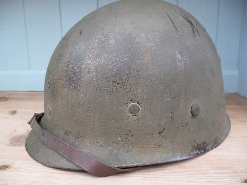 Westinghouse transitional fixed bale helmet.