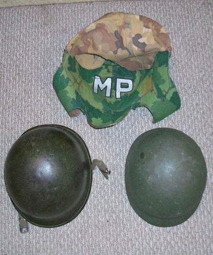 Couple of nice m1's helmets I won