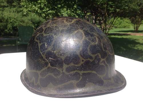 M1 helmet camo