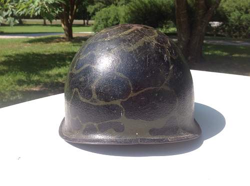 M1 helmet camo