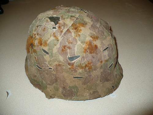 WW2 salty US Marines M1 helmet?