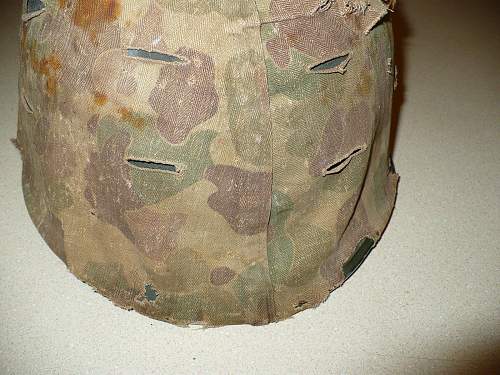 WW2 salty US Marines M1 helmet?