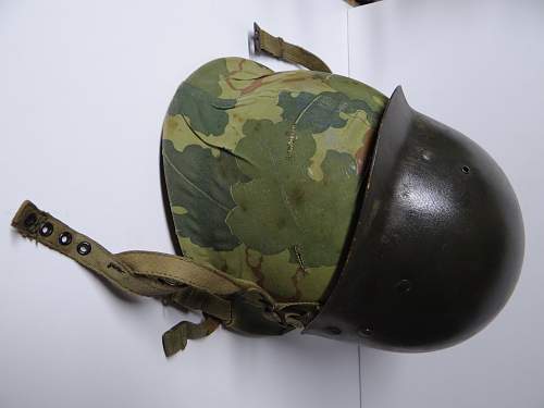 M1c helmet of dewey c. Simpson special forces vietnam