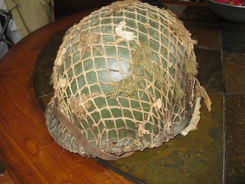Fixed bale M1 helmet