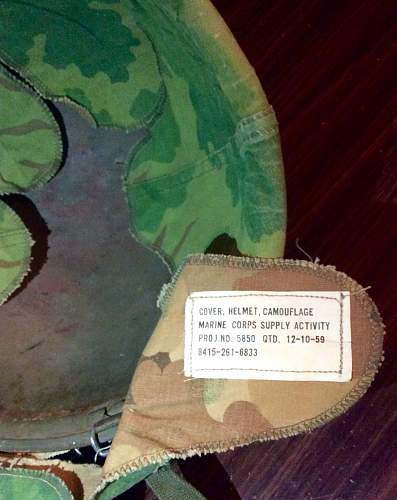 USMC M1 helmet pre Vietnam War