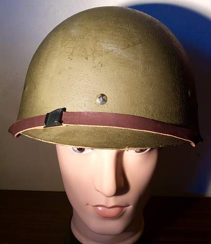 Unusual marked M1 helmet liner