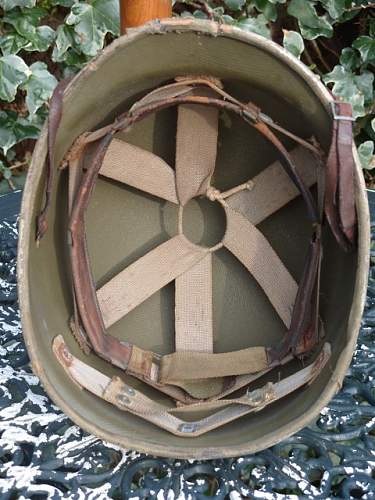 WW2 M1 HELMET with HAWLEY LINER