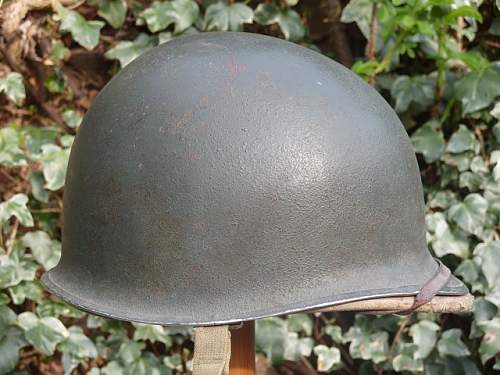 WW2 M1 HELMET with HAWLEY LINER