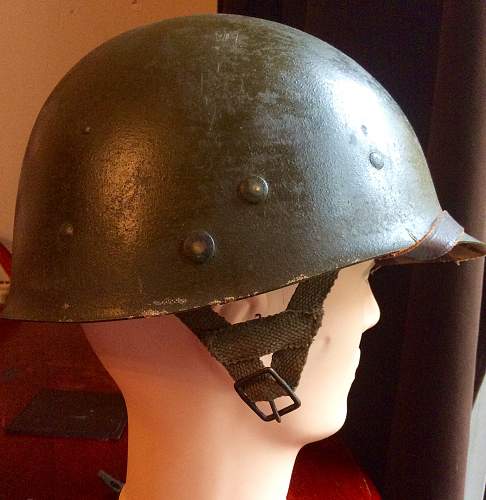 M1 Paratrooper helmet with Marmac 1962 liner