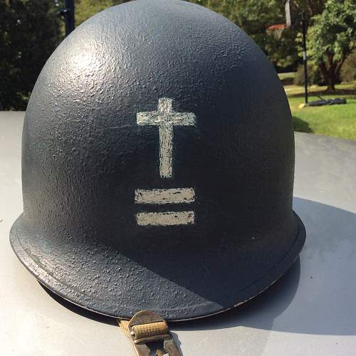 Navy Chaplain helmet