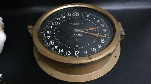 Chelsea US navy clock ...to ID....