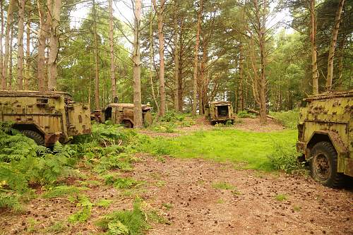 Derelict British Humber Pigs