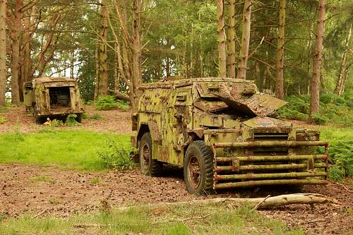 Derelict British Humber Pigs