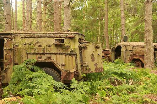 Derelict British Humber Pigs