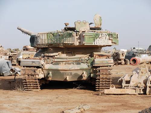 Tank grave yard iraq