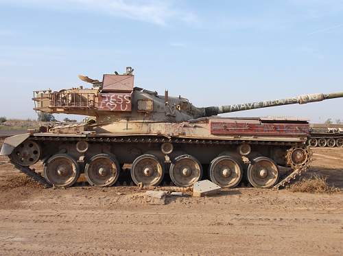 Tank grave yard iraq