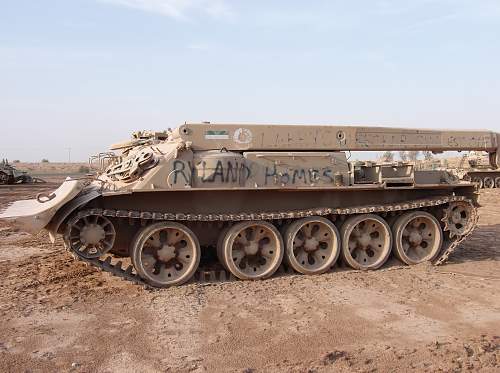 Tank grave yard iraq