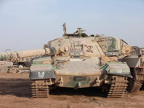 Tank grave yard iraq