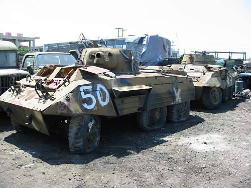 M 8 Greyhound in surplus yard