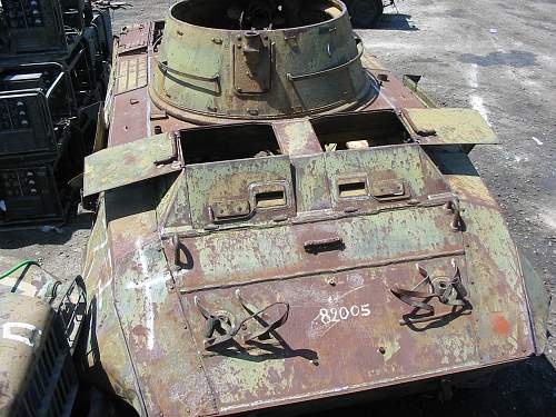 M 8 Greyhound in surplus yard