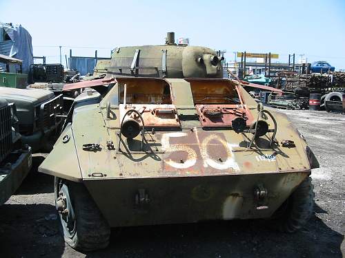 M 8 Greyhound in surplus yard