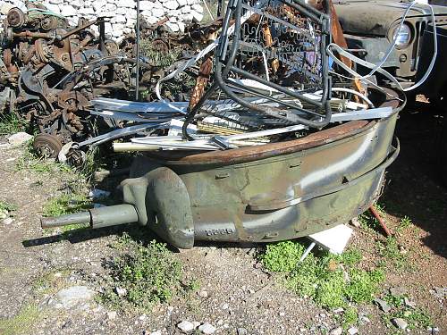 M 8 Greyhound in surplus yard