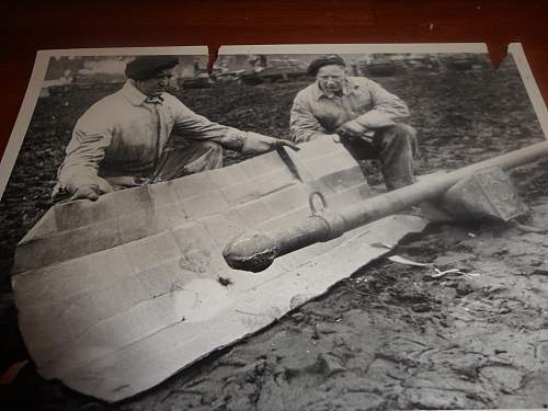 Photos of a WW2 Canadian Tank pushing a &quot;Snake&quot;