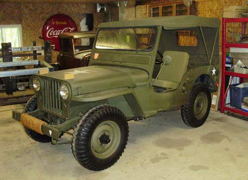 Willy CJ2A 1946 ? could this pass off as a resistance type vehicle?