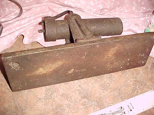 Really old cast iron signal cannon or what? Home made?  Super heavy!