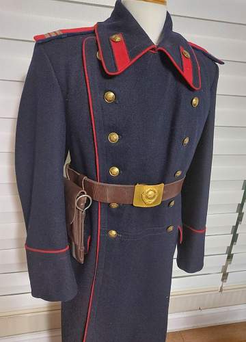 M1947 miltia winter overcoat for NCO and officer