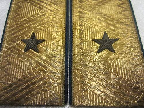 NKVD's general shoulder boards