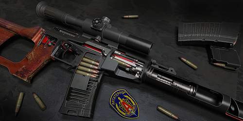 3D-model weapons VChK - MVD-GRU-FSB