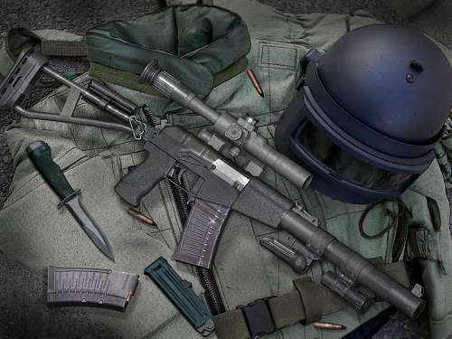 3D-model weapons VChK - MVD-GRU-FSB