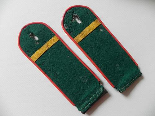 NKVD handmade shoulder boards