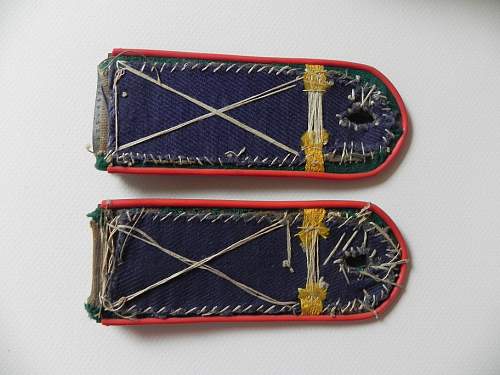 NKVD handmade shoulder boards