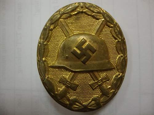 Gold Verwundetenabzeichen