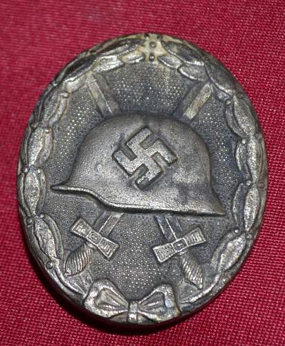 Verwundetenabzeichen 1939 in Silber &quot;Unmarked&quot;