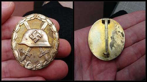 Verwundetenabzeichen  in Gold, Marked 30 (Gold Wound Badge) ?