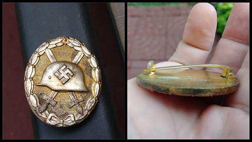 Verwundetenabzeichen  in Gold, Marked 30 (Gold Wound Badge) ?