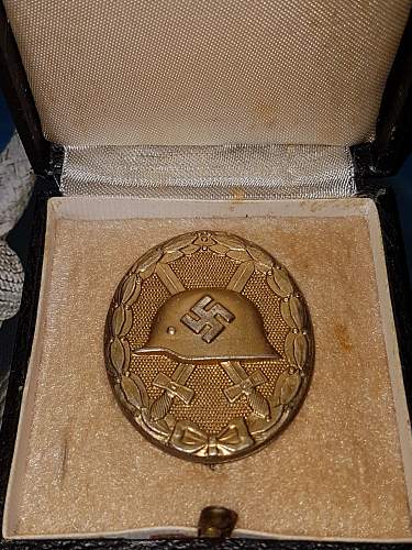 Verwundetenabzeichen 1939 in Gold 30