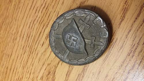 Verwundetenabzeichen 1939 in Silber?
