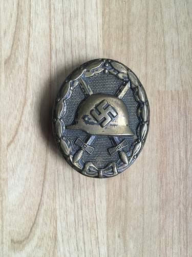 Verwundetenabzeichen 1939 in Gold - Wound Badge 1939 in Gold.