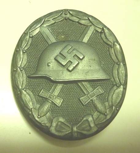 Verwundetenabzeichen 1939 in Silber - unmarked