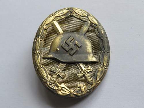 Verwundetenabzeichen Gold - genuine?