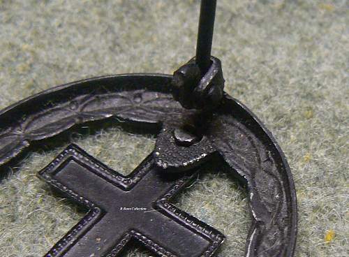 Verwundetenabzeichen 1939 in Schwarz, &quot;Chaplain's Wound Badge&quot;