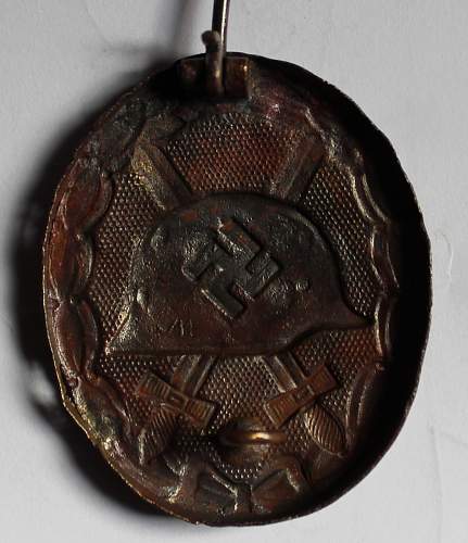 Verwundetenabzeichen 1939 in Gold Silver Black wound badges HOLLOW GOLD?