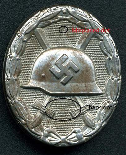 Verwundetenabzeichen - Wound badge in Black